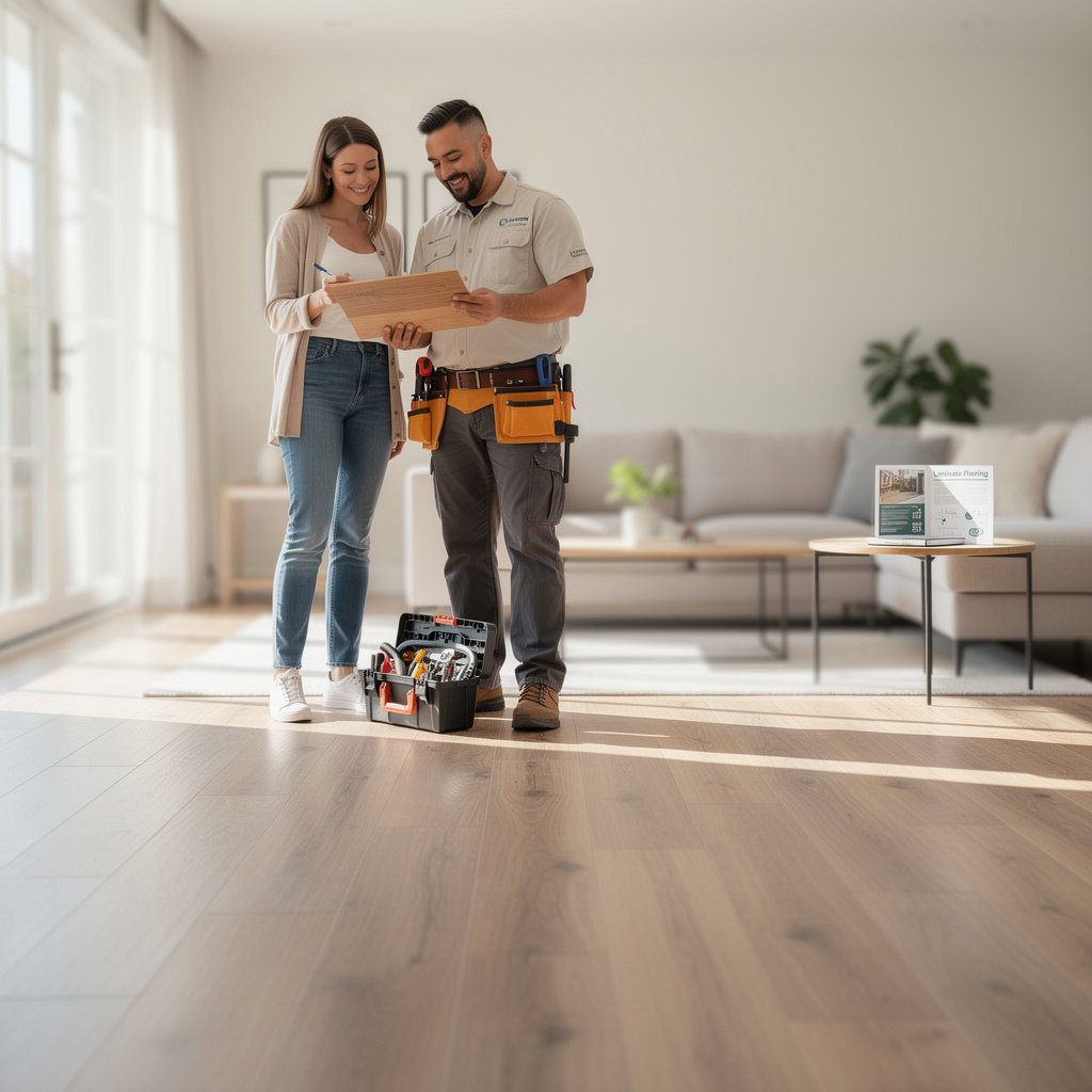 Flooring 101 - Goleta laminate flooring installation showcasing durable, stylish planks in a Goleta home